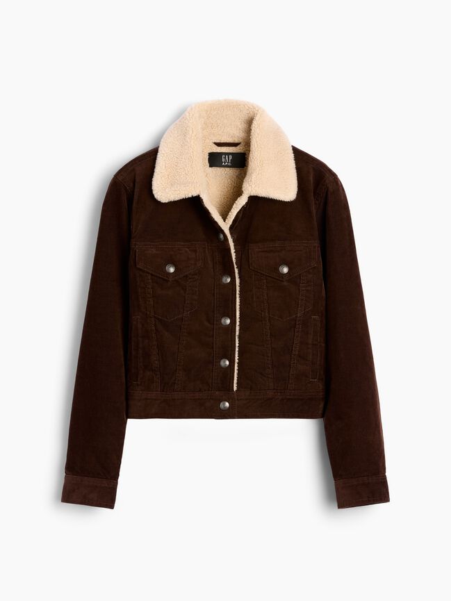 Gap × A.P.C. Icon Corduroy Crop Jacket gap a p c icon corduroy crop jacket