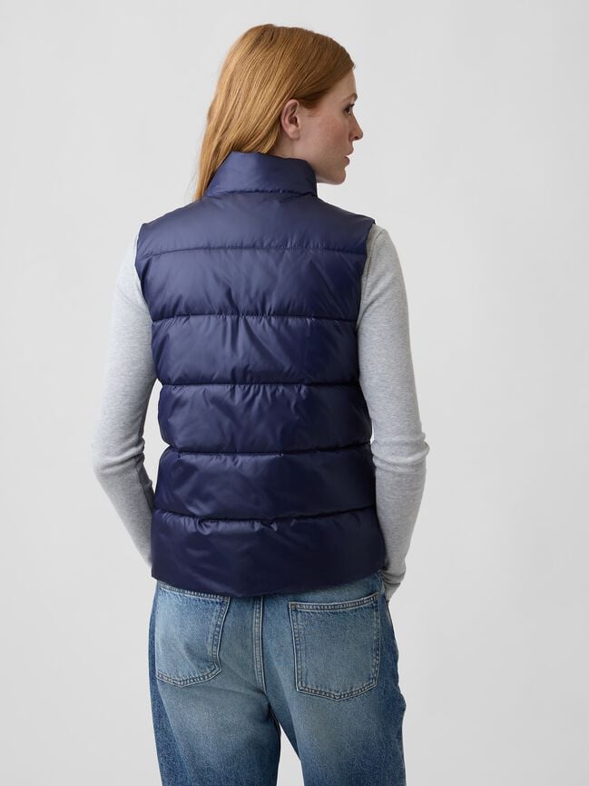 Relaxed Puffer Vest gap relaxed puffer vest