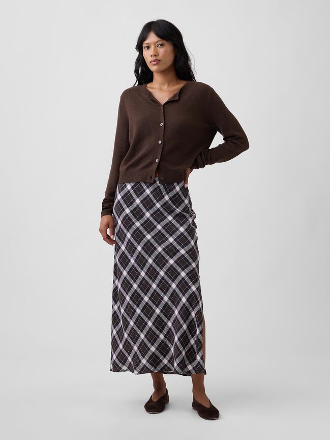 Pull-On Maxi Skirt gap pull on maxi skirt