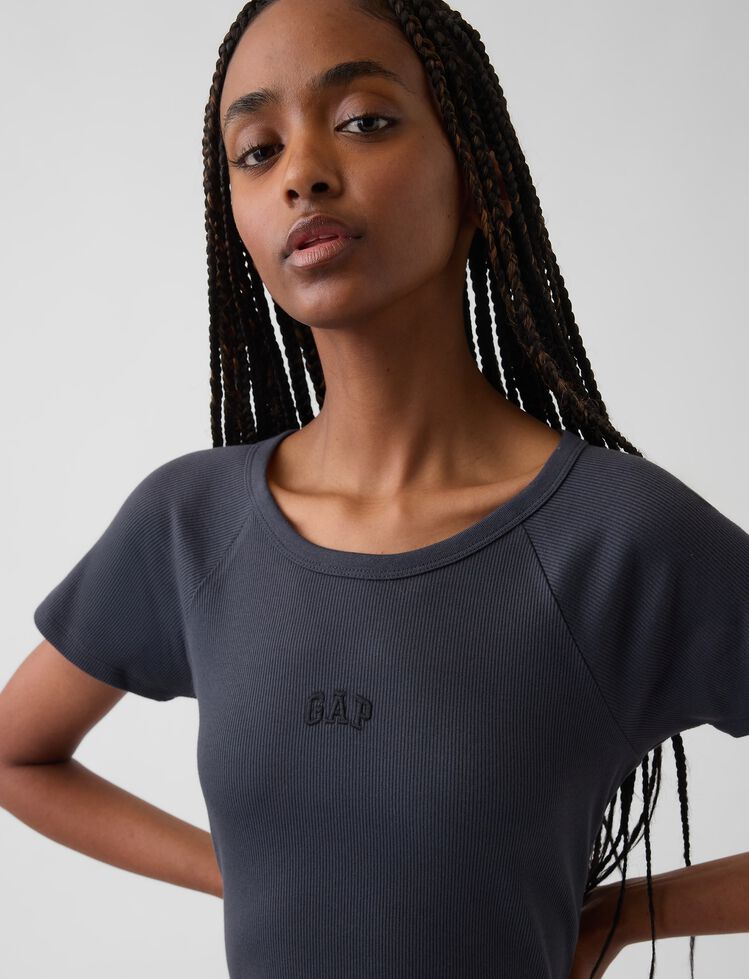 Modern Ribbed Gap Logo Maxi Dress modern ribbed gap logo maxi dress