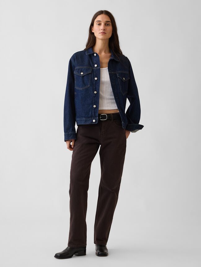 Mid Rise Straight Taper Jeans gap mid rise straight taper jeans