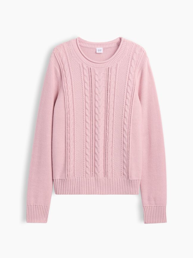 Rollneck Cable-Knit Sweater gap rollneck cable knit sweater
