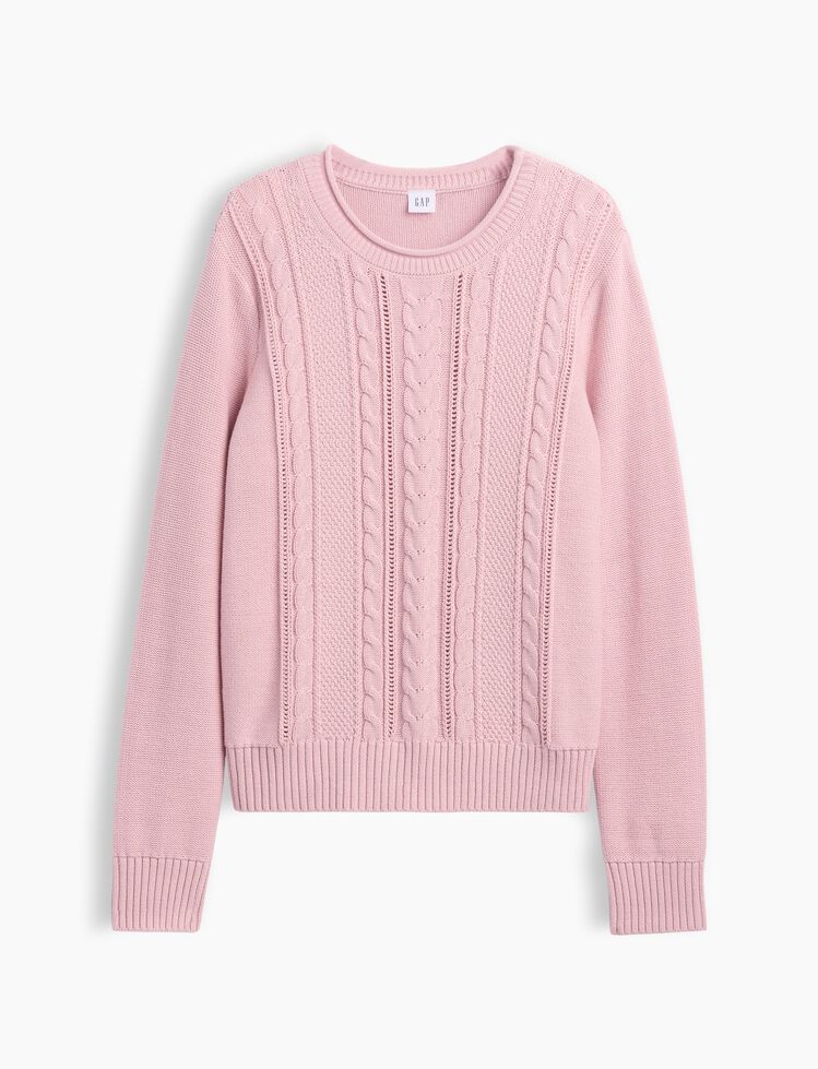 Rollneck Cable-Knit Sweater gap rollneck cable knit sweater