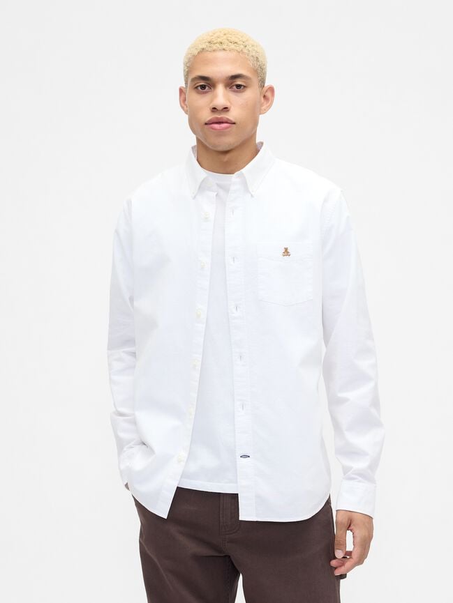 Oxford Shirt in Standard Fit gap oxford shirt in standard fit