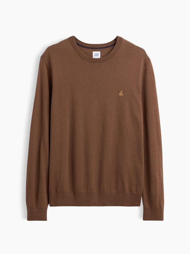 Cotton Crewneck Sweater gap cotton crewneck sweater
