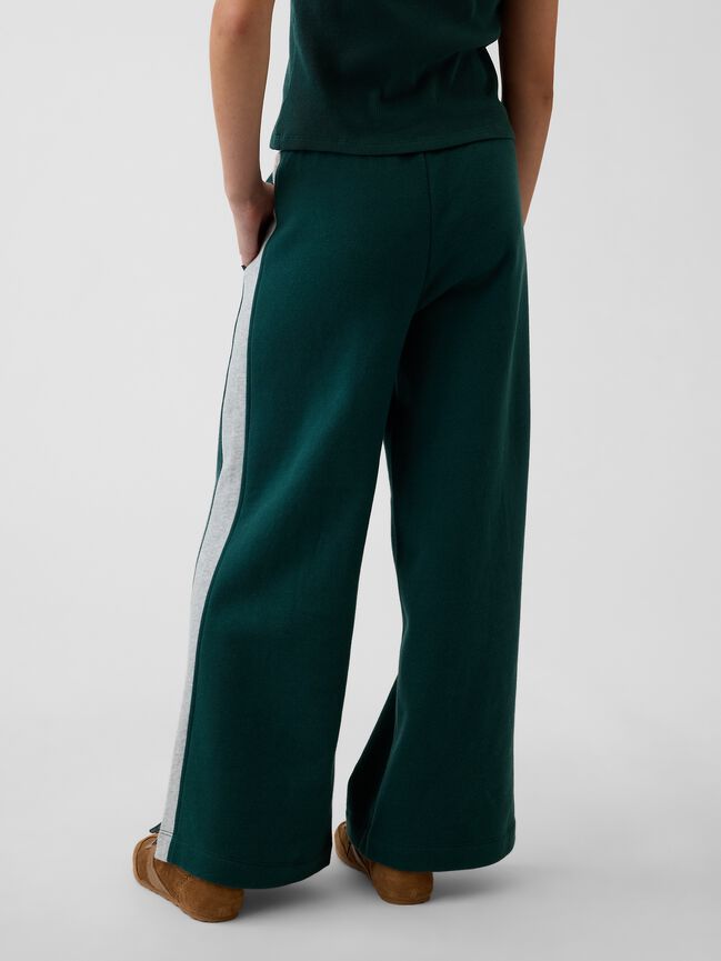 Kids VintageSoft Baggy Varsity Sweatpants gap kids vintagesoft baggy varsity sweatpants