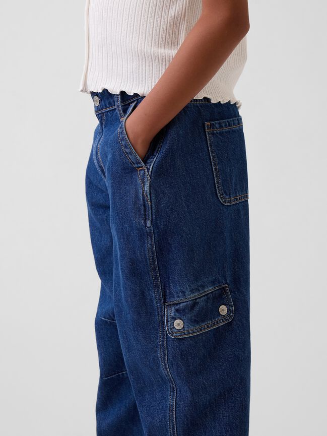 Kids Barrel Cargo Jeans gap kids barrel cargo jeans