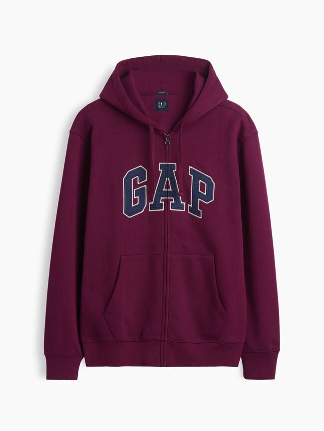 Adult VintageSoft Arch Logo Zip Hoodie gap adult vintagesoft arch logo zip hoodie