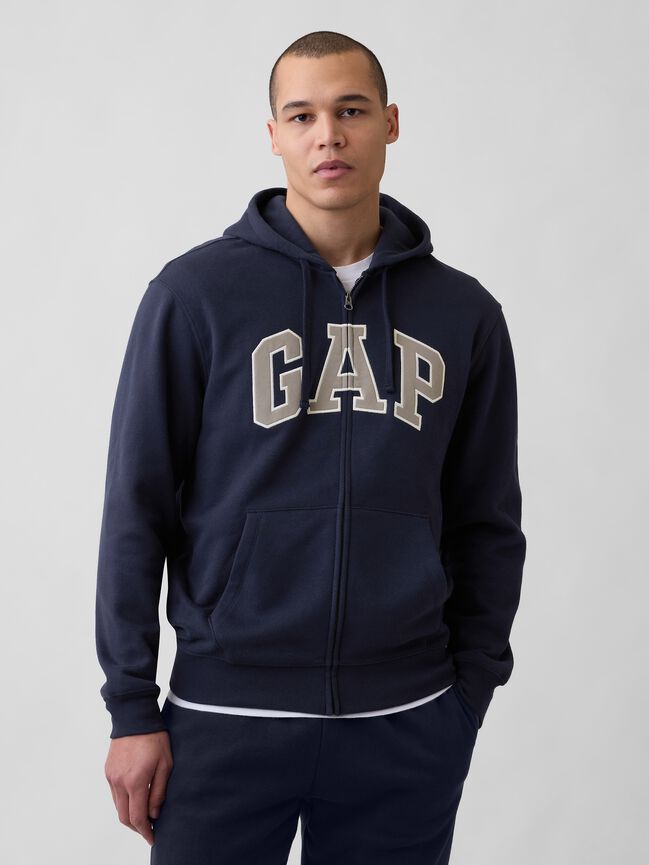 Adult VintageSoft Arch Logo Zip Hoodie gap adult vintagesoft arch logo zip hoodie