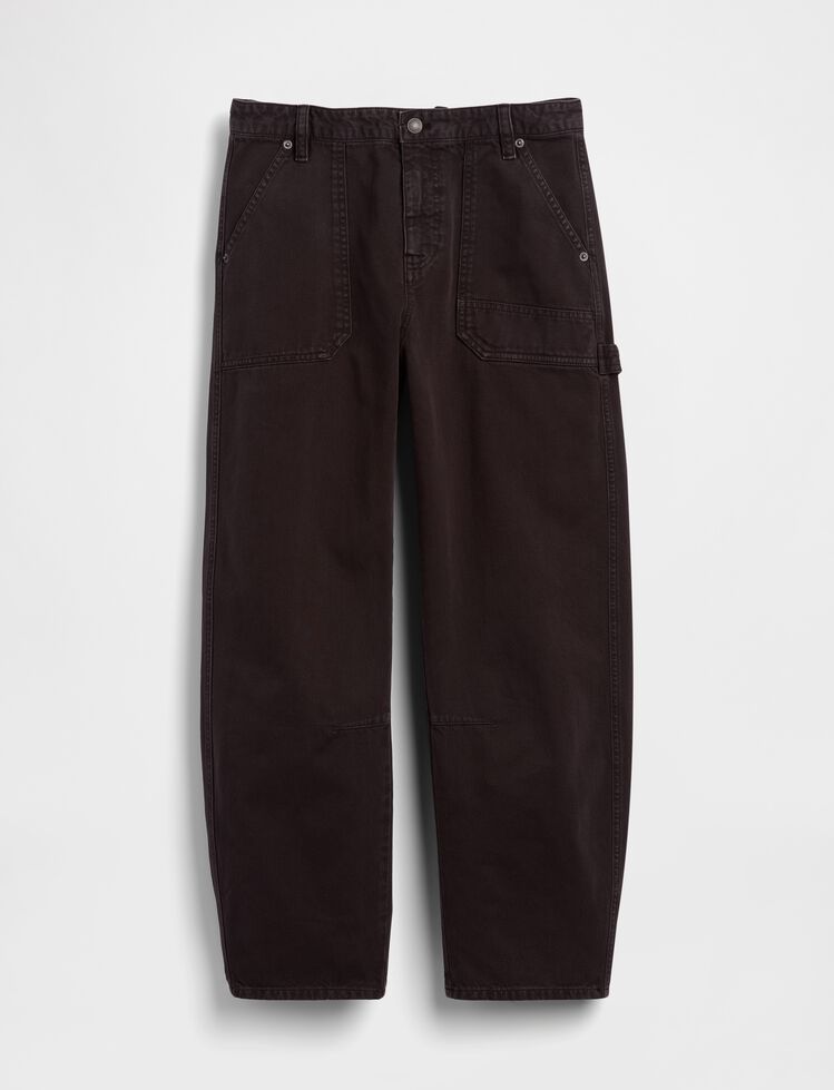 Mid Rise Barrel Utility Ankle Pants gap mid rise barrel utility ankle pants