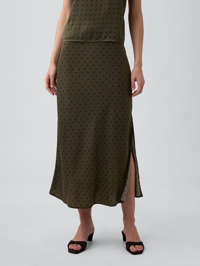 Pull-On Maxi Skirt gap pull on maxi skirt