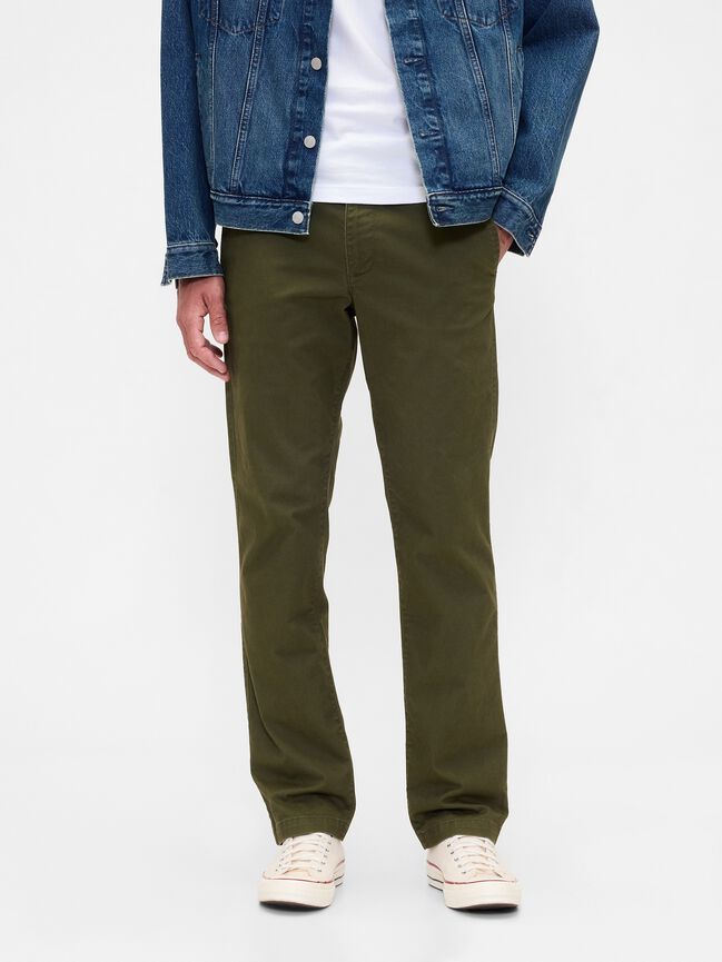 Essential Khakis in Straight Fit with GapFlex essential khakis in straight fit with gapflex