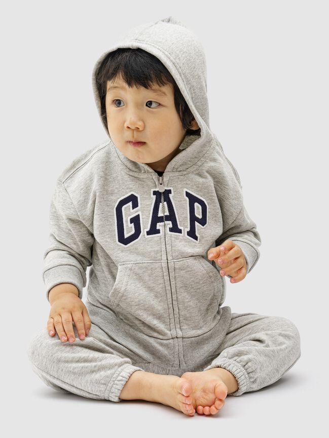 babyGap Relaxed Logo Zip Hoodie babygap relaxed logo zip hoodie