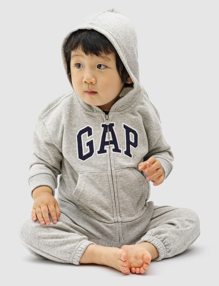 babyGap Relaxed Logo Zip Hoodie babygap relaxed logo zip hoodie
