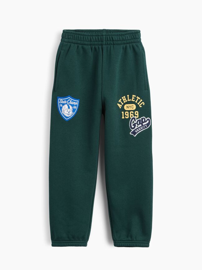 Baby & Toddler VintageSoft Varsity Logo Sweatpants gap baby toddler vintagesoft varsity logo sweatpants