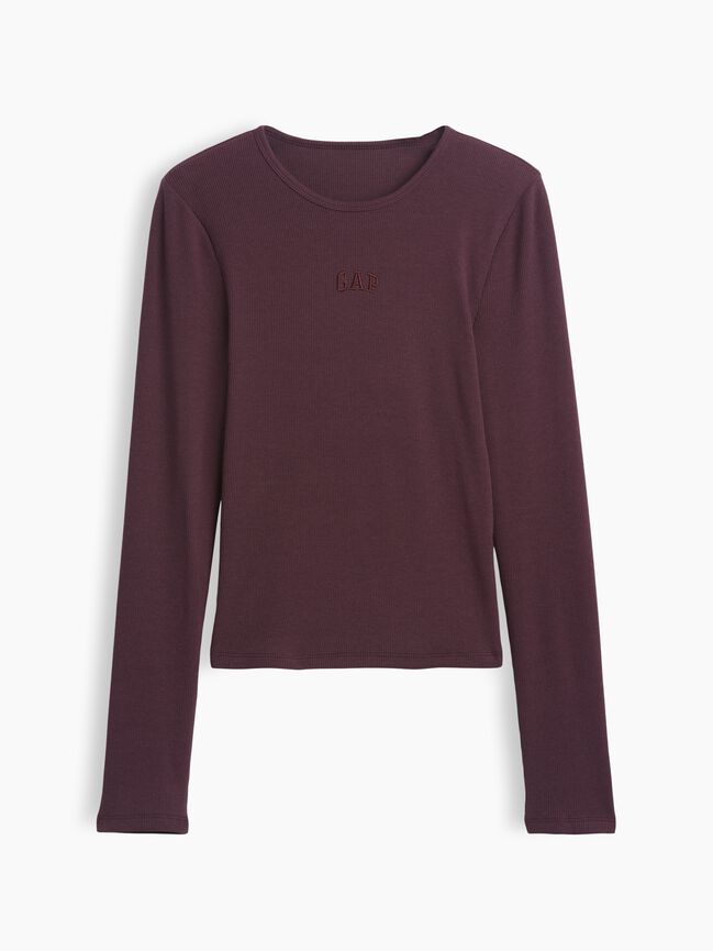 Modern Rib Gap Logo T-Shirt modern rib gap logo t shirt