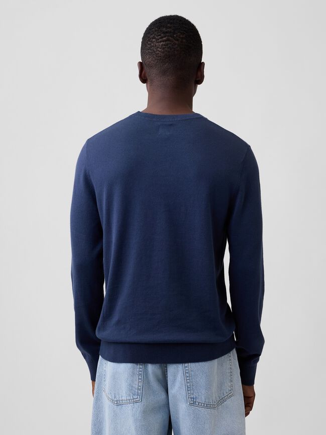 Cotton Crewneck Sweater gap cotton crewneck sweater