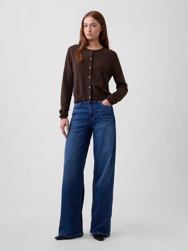 Mid Rise Wide-Leg Sweatpant Jeans gap mid rise wide leg sweatpant jeans