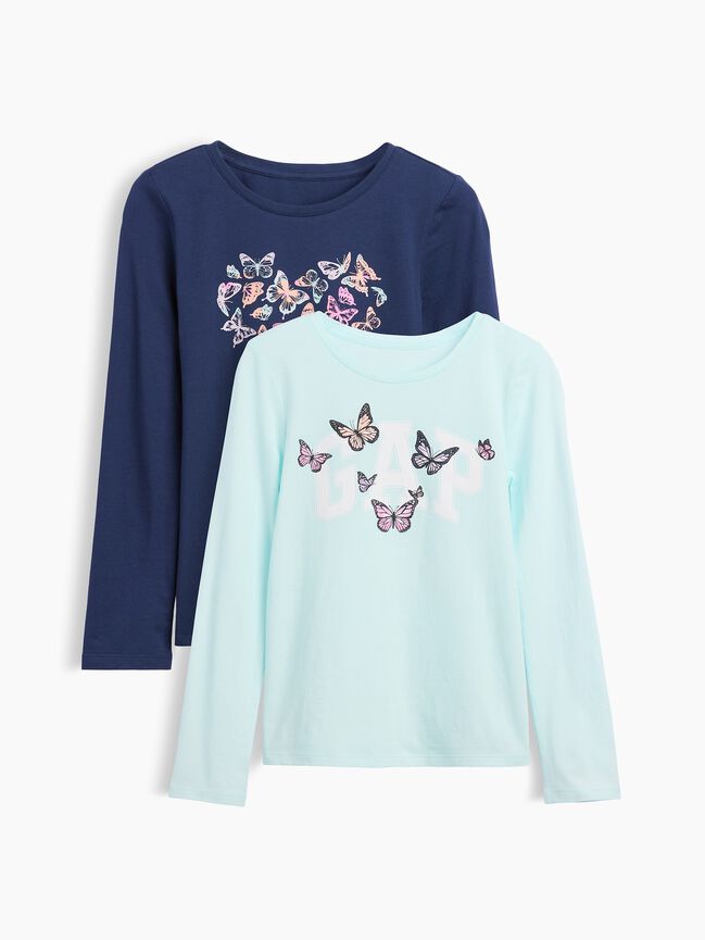Kids Graphic T-Shirt (2-Pack) gap kids graphic t shirt 2 pack
