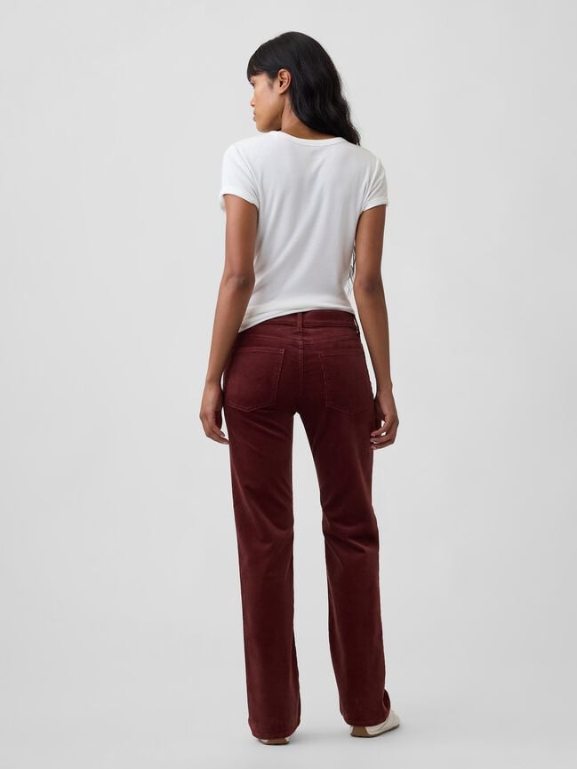 Mid Rise Boot Corduroy Pants gap mid rise boot corduroy pants