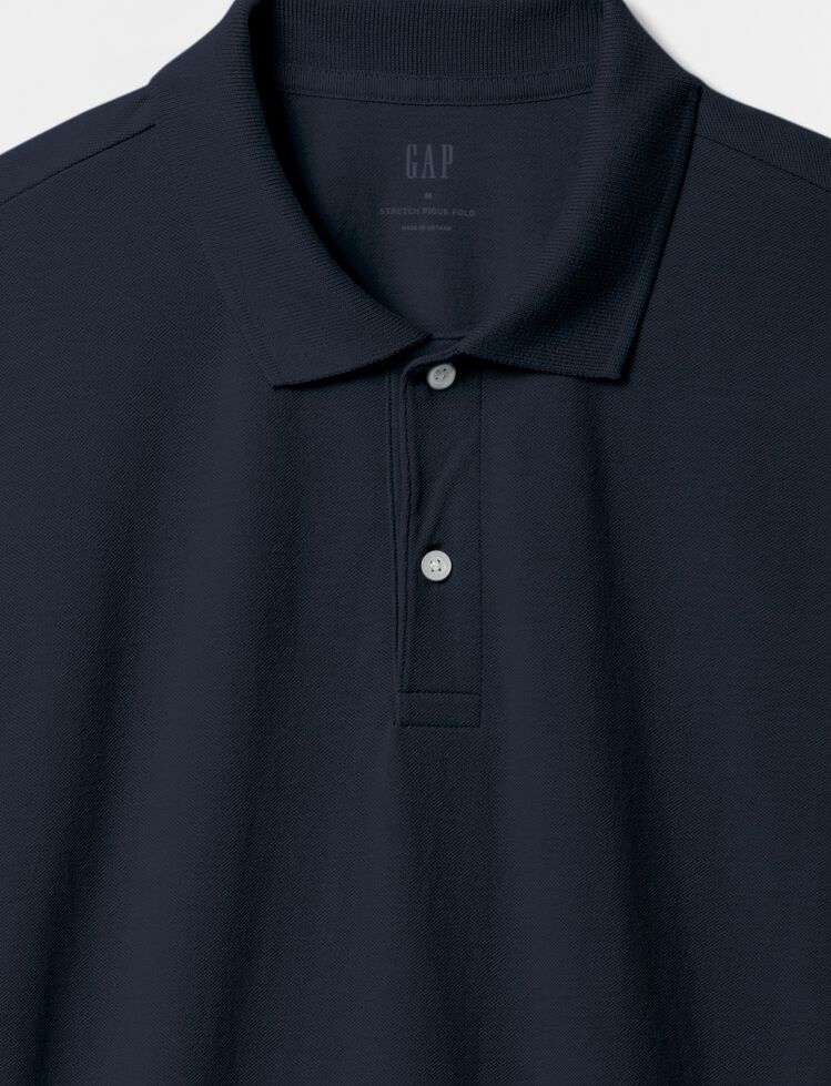 Stretch Pique Polo Shirt gap stretch pique polo shirt