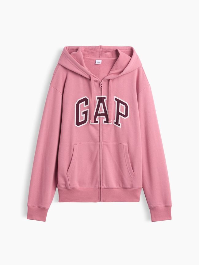 Relaxed Gap Logo Zip Hoodie relaxed gap logo zip hoodie