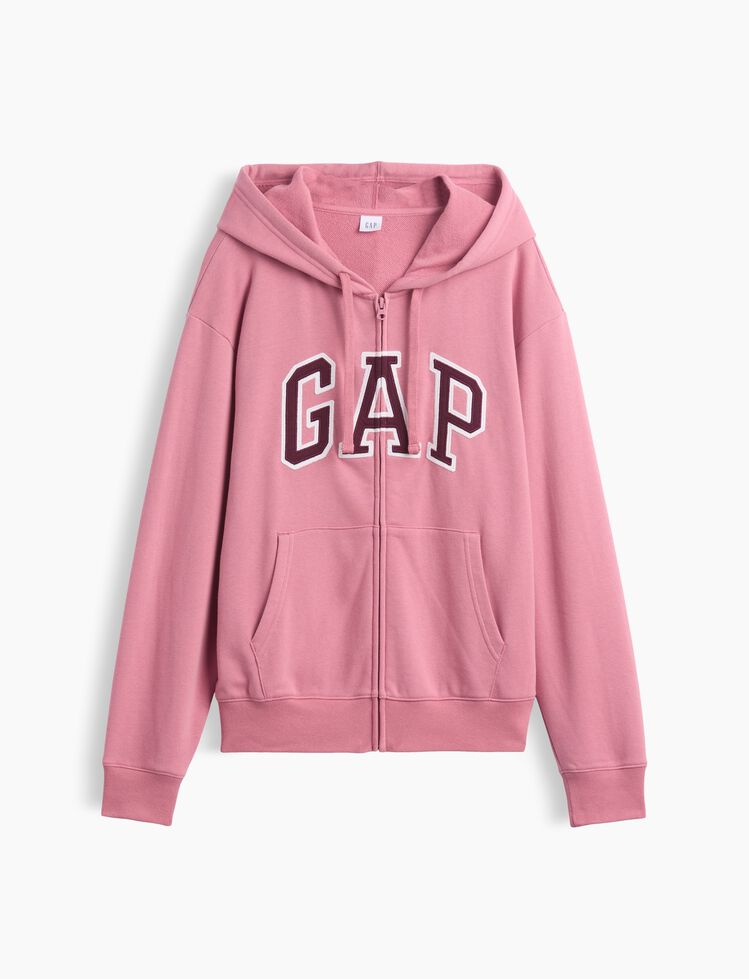 Relaxed Gap Logo Zip Hoodie relaxed gap logo zip hoodie