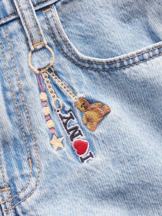 Kids Low Rise Embroidered I Heart NY Baggy Jeans gap kids low rise embroidered i heart ny baggy jeans