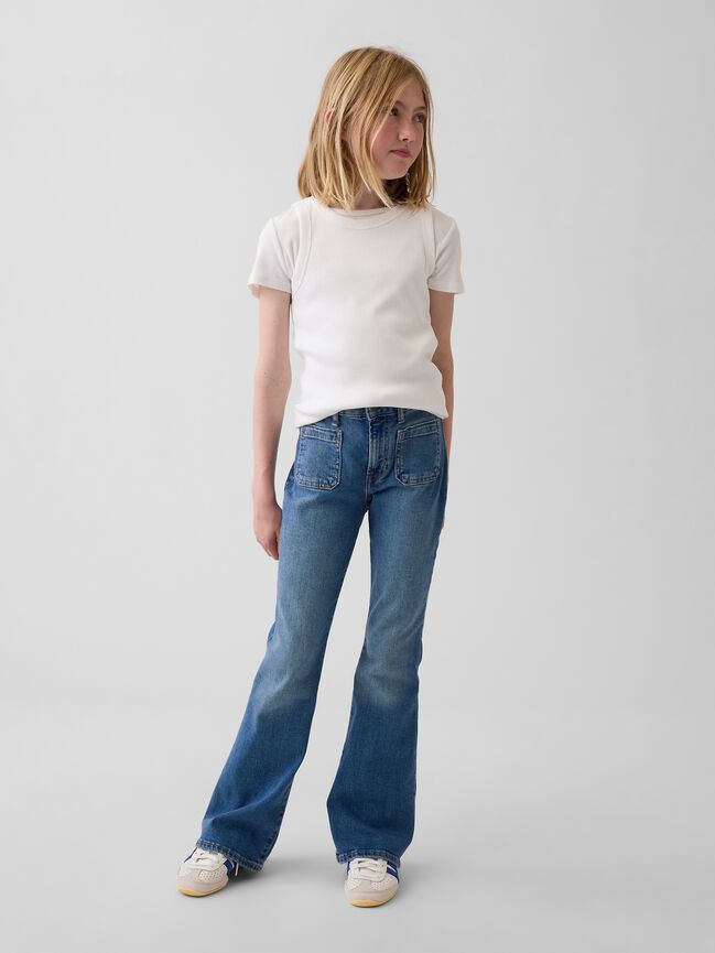 Kids High Rise '70s Flare Jeans gap kids high rise 70s flare jeans