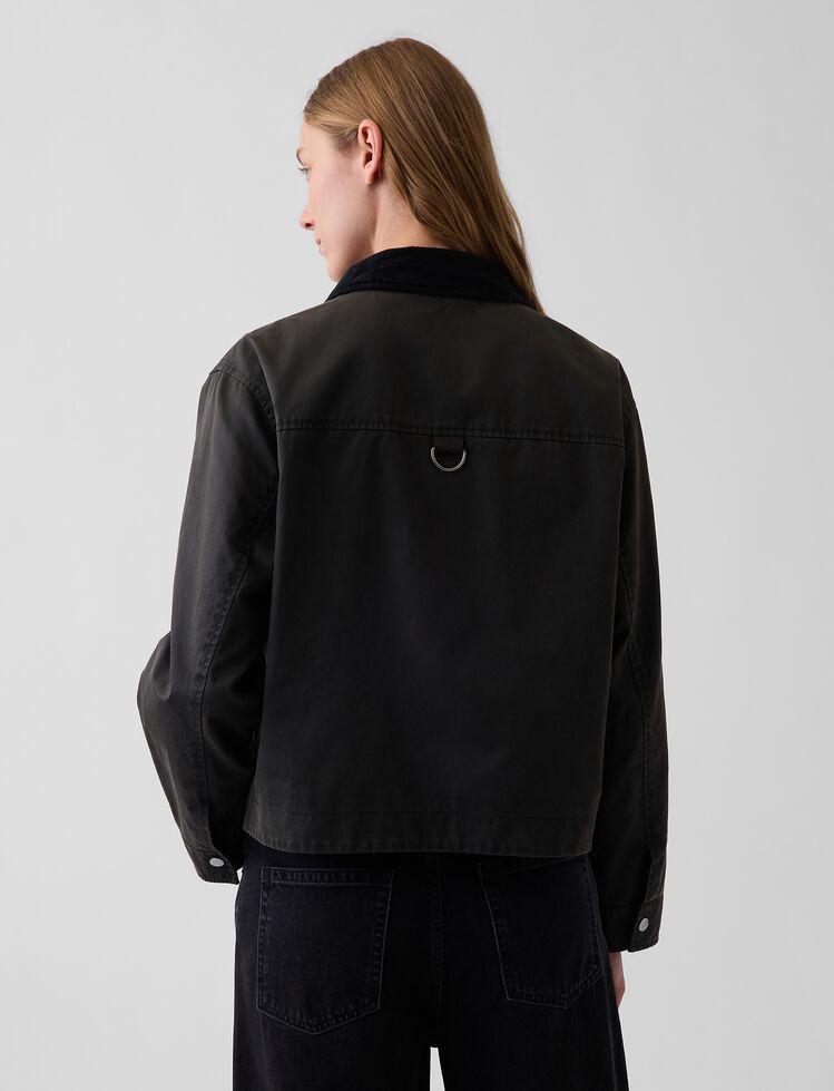 Waxed Canvas Barn Jacket gap waxed canvas barn jacket