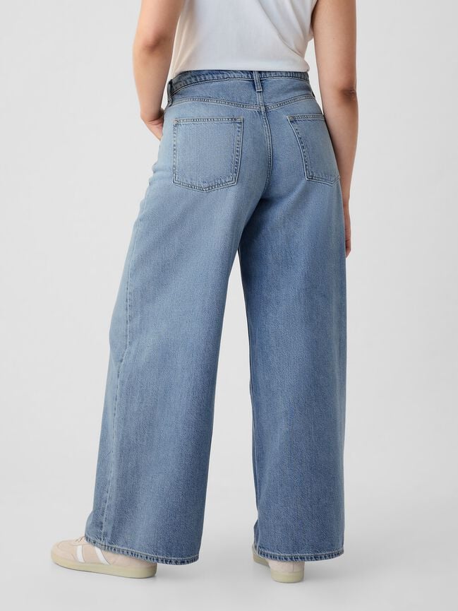 Mid Rise UltraSoft Baggy Jeans gap mid rise ultrasoft baggy jeans