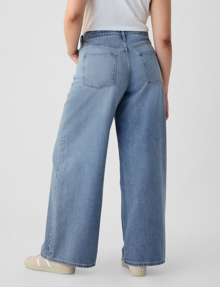 Mid Rise UltraSoft Baggy Jeans gap mid rise ultrasoft baggy jeans