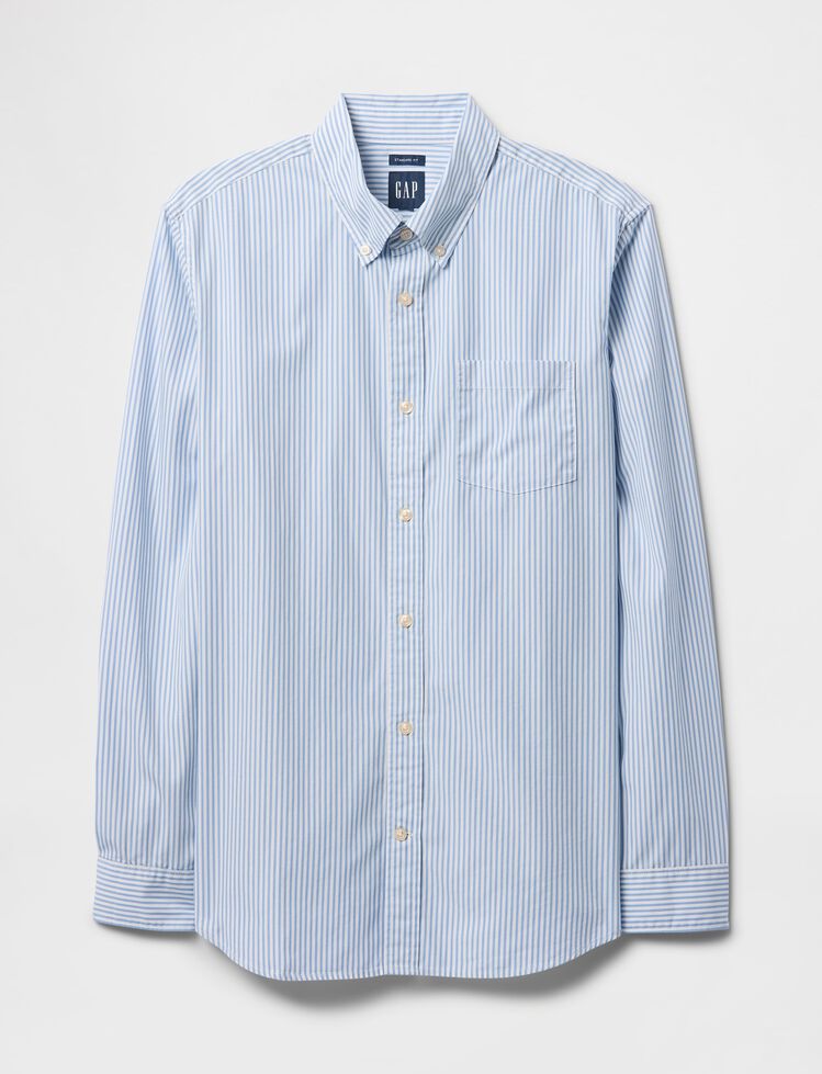 Organic Cotton Poplin Classic Shirt gap organic cotton poplin classic shirt