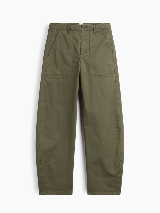 Mid Rise Barrel Khakis gap mid rise barrel khakis