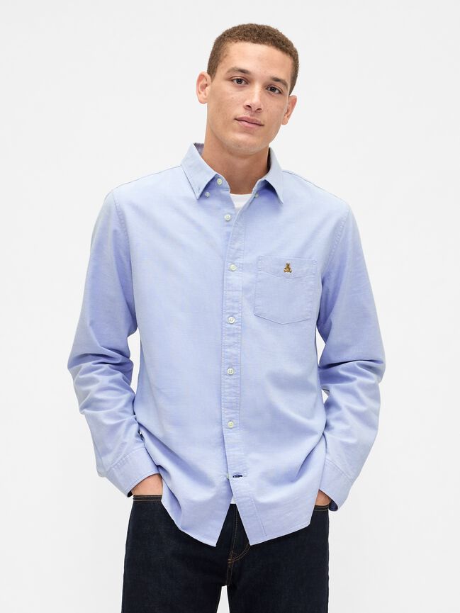 Oxford Shirt in Standard Fit gap oxford shirt in standard fit