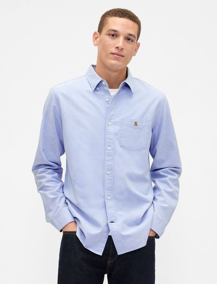 Oxford Shirt in Standard Fit gap oxford shirt in standard fit