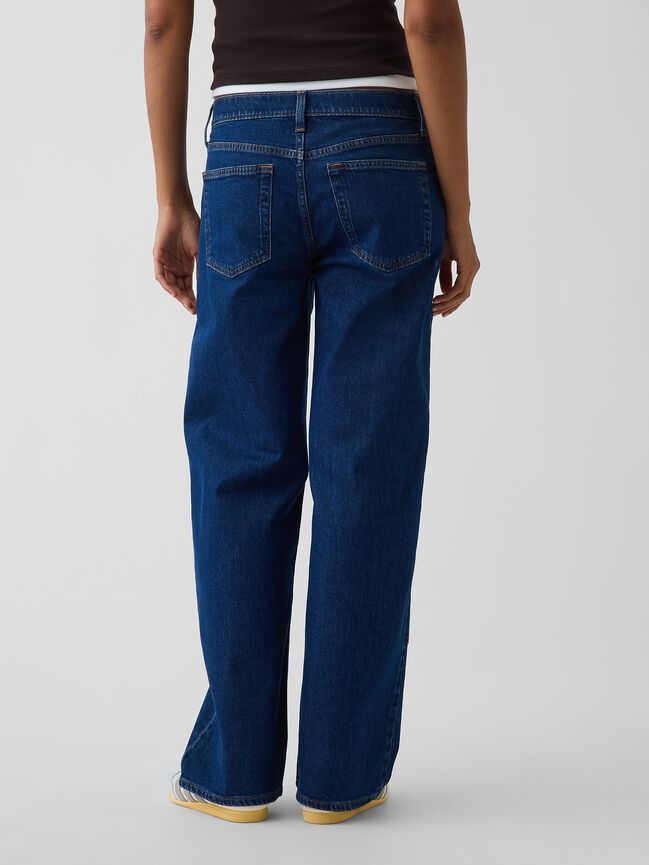 Low Rise Double-Knee '90s Loose Jeans gap low rise double knee 90s loose jeans