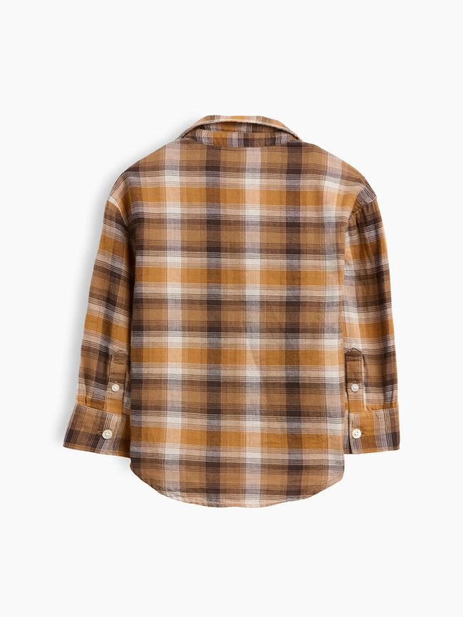 Baby & Toddler Double-Weave Plaid Shirt gap baby toddler double weave plaid shirt