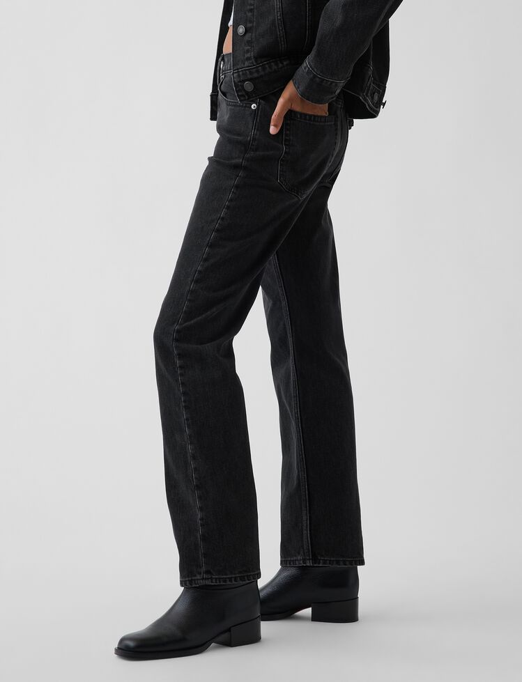 Mid Rise Straight Taper Jeans gap mid rise straight taper jeans