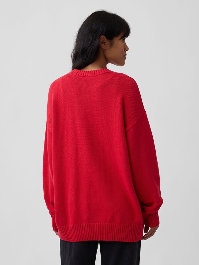 Oversized Crewneck Sweater gap oversized crewneck sweater