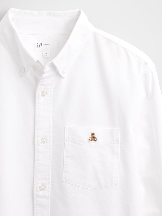 Oxford Shirt in Standard Fit gap oxford shirt in standard fit