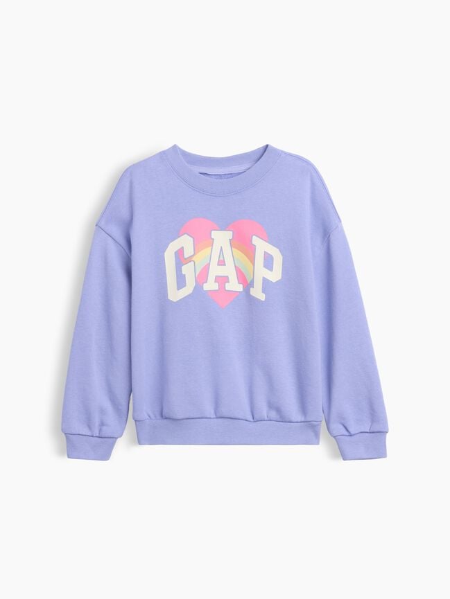 سويت شيرت babyGap من قماش فرنش تيري بشعار سويت شيرت babygap من قماش فرنش تيري بشعار