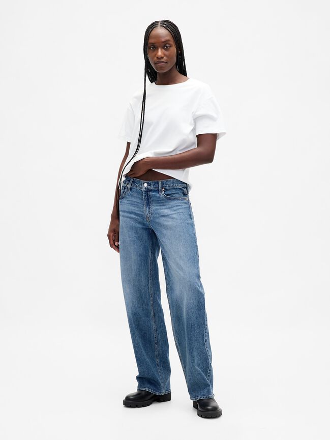 Low Rise '90s Loose Jeans gap low rise 90s loose jeans