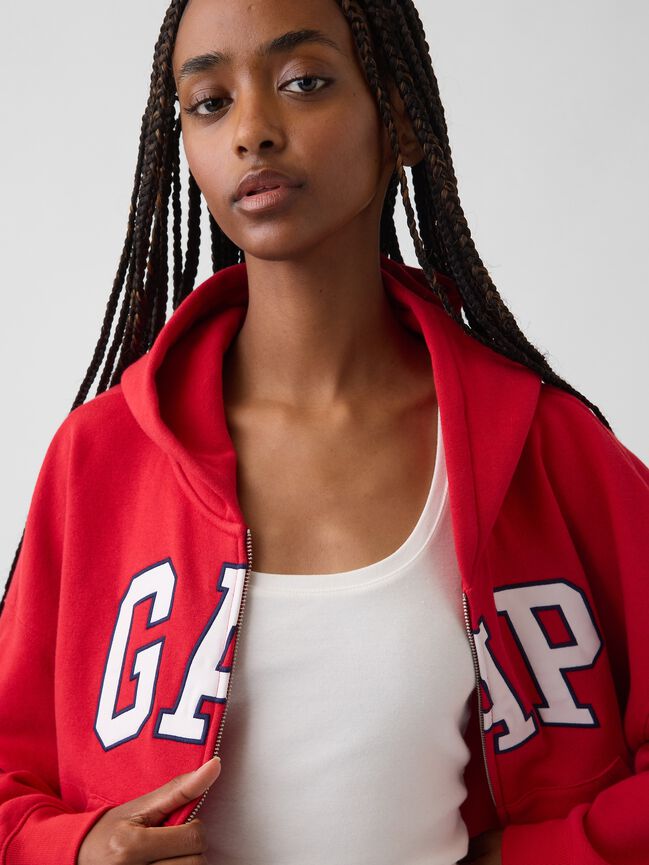 VintageSoft Oversized Gap Logo Zip Hoodie vintagesoft oversized gap logo zip hoodie