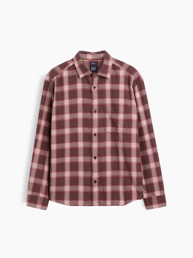 Sunwashed Twill Relaxed Plaid Shirt gap sunwashed twill relaxed plaid shirt