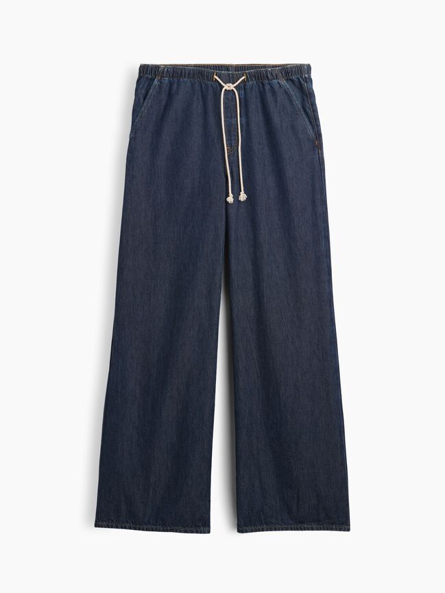 Mid Rise SuperLight Pull-On Wide-Leg Jeans gap mid rise superlight pull on wide leg jeans