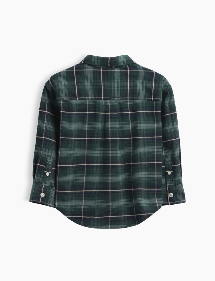 Baby & Toddler Print Oxford Big Shirt gap baby toddler print oxford big shirt