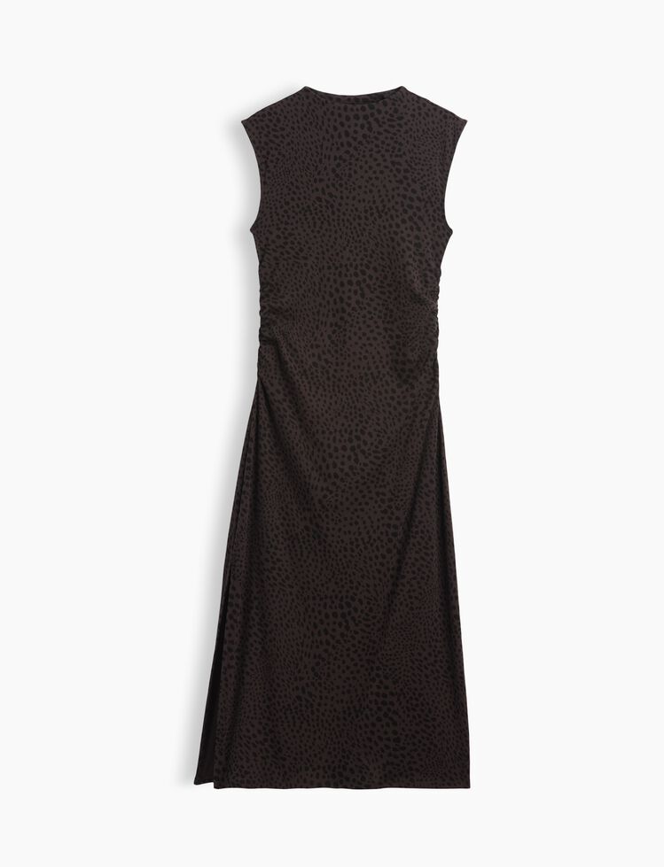 Modern Ribbed Sleeveless Mockneck Midi Dress gap modern ribbed sleeveless mockneck midi dress