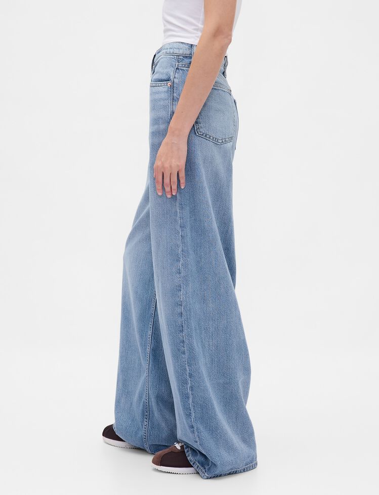 Mid Rise UltraSoft Baggy Jeans gap mid rise ultrasoft baggy jeans