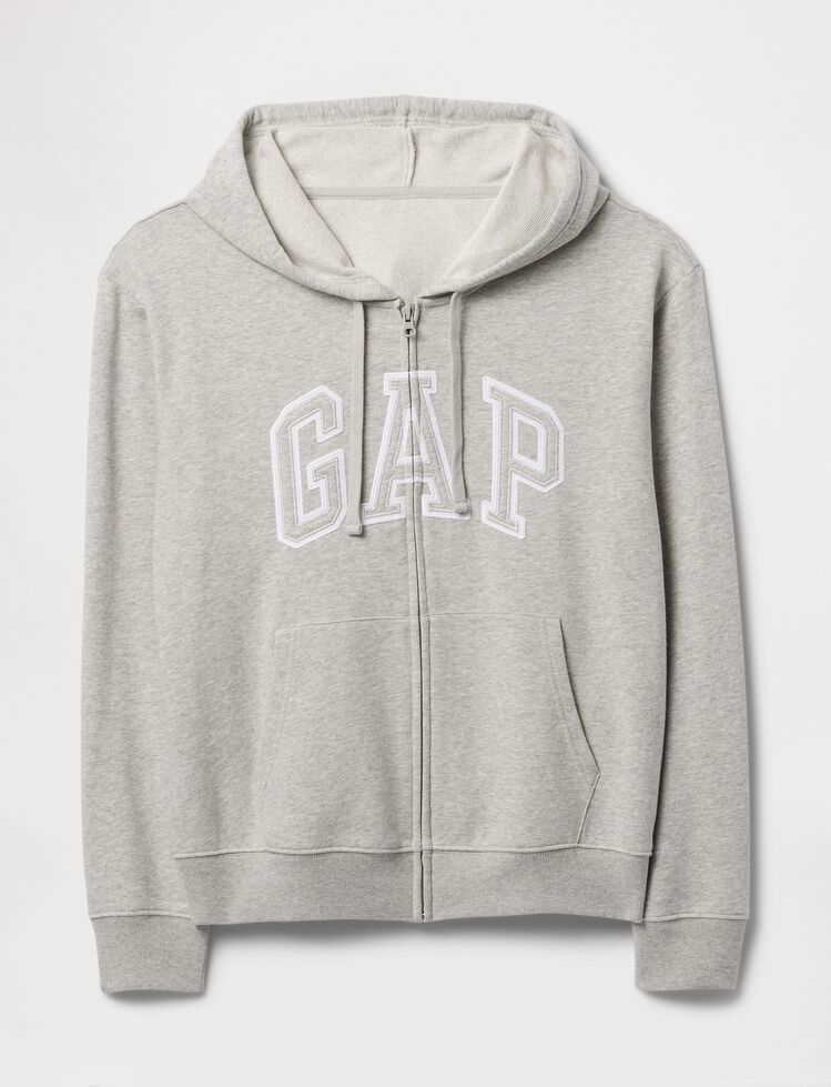 Relaxed Gap Logo Zip Hoodie relaxed gap logo zip hoodie